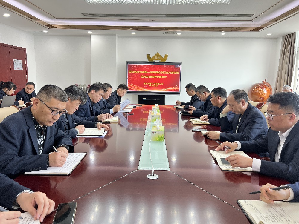 凝心聚力強化政治擔當 ——招金有色專題學習傳達市委巡察動員會議精神